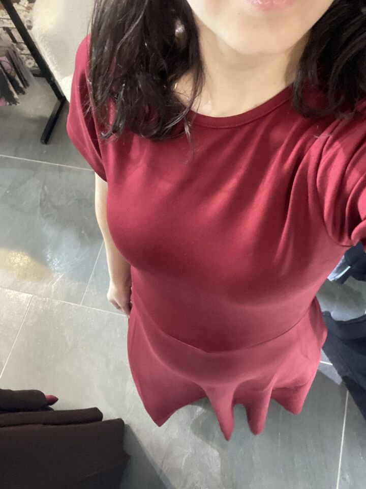 OYS MODAL ELBİSE BORDO