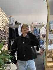 ZARA MUADİLİ SİYAH KISA KAŞE KABAN