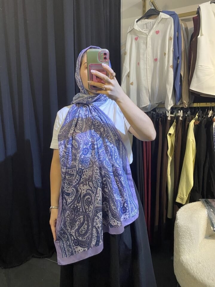 CAMELLİA ETNİK DESEN ŞAL