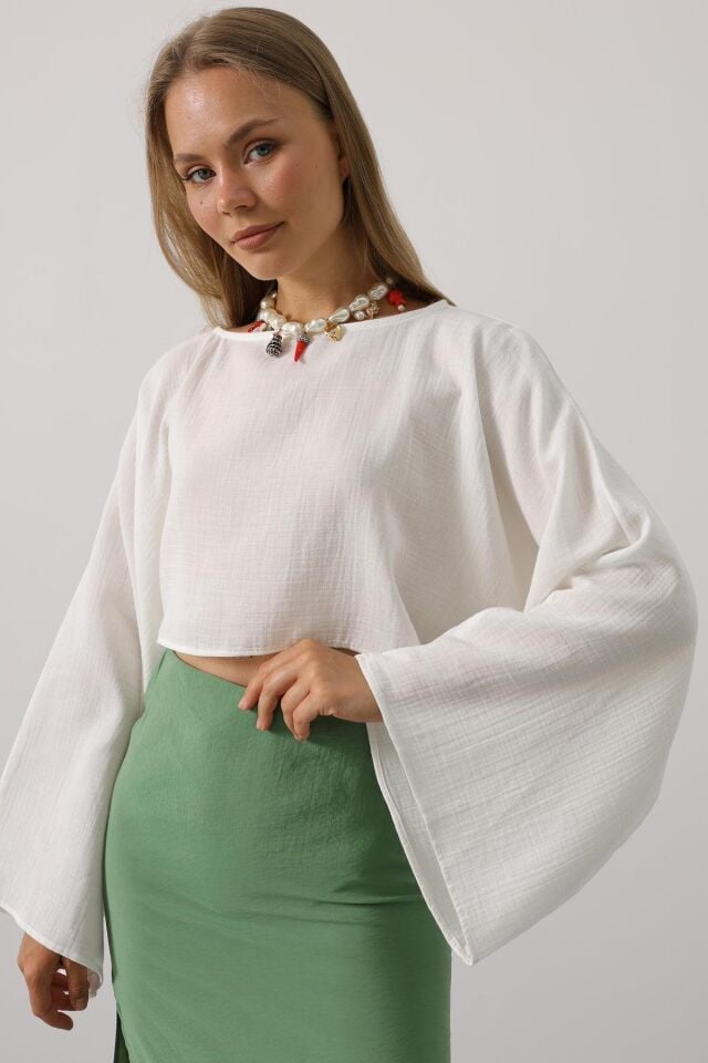 YARASA KOLLU CROP BLUZ