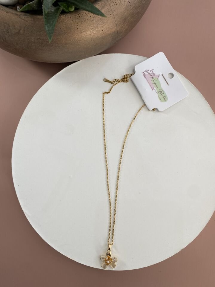GOLD ÇELİK KOLYE 45+5 CM