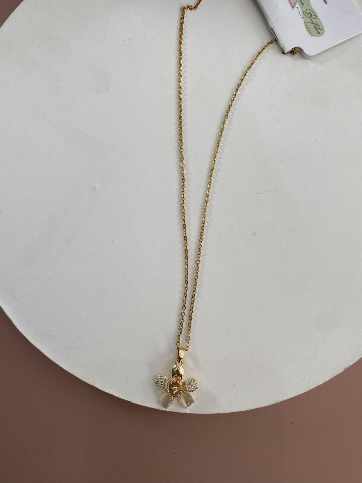 GOLD ÇELİK KOLYE 45+5 CM