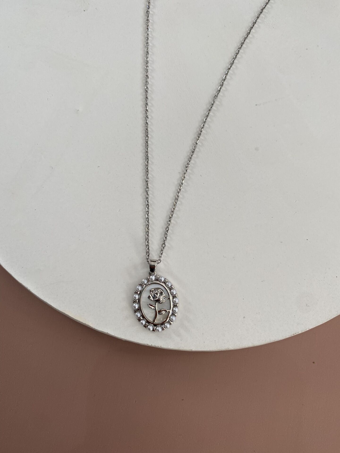 GÜMÜŞ ÇELİK KOLYE 45+5 CM