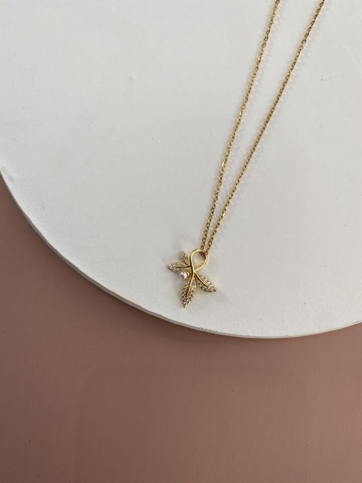 GOLD ÇELİK KOLYE 45+5 CM