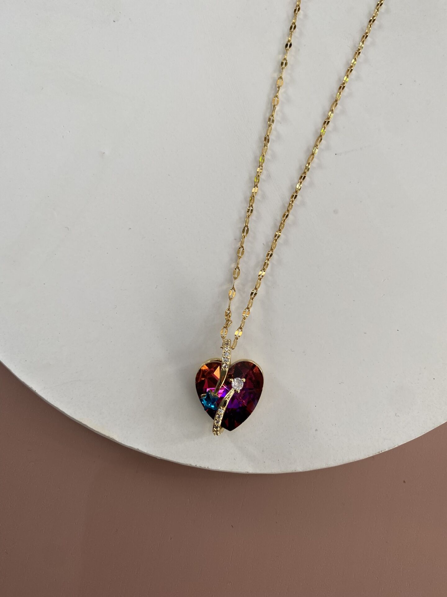 GOLD ÇELİK KOLYE 45+5 CM