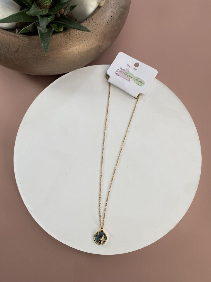 GOLD ÇELİK KOLYE 45+5 CM