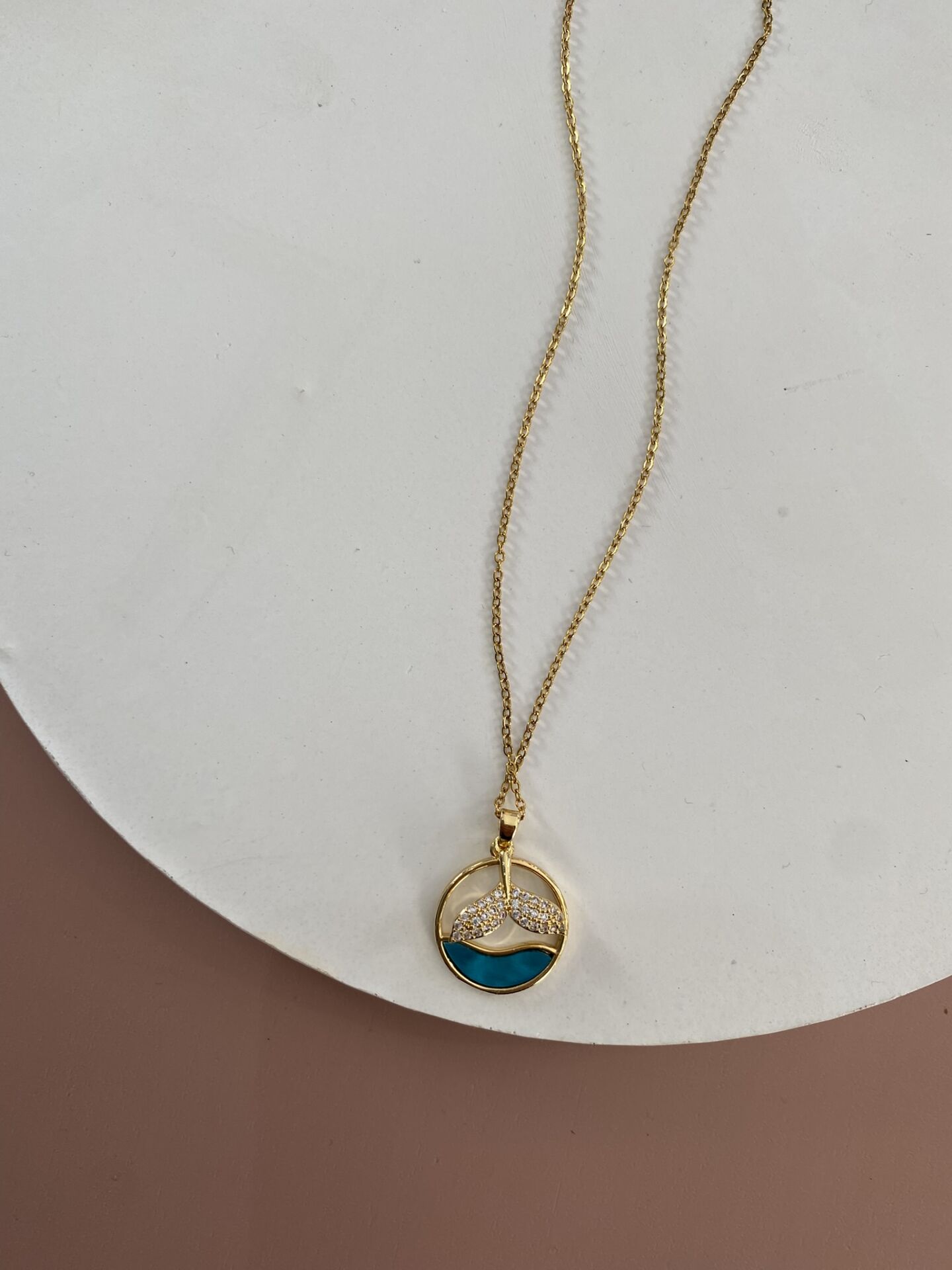 GOLD ÇELİK KOLYE 45+5 CM