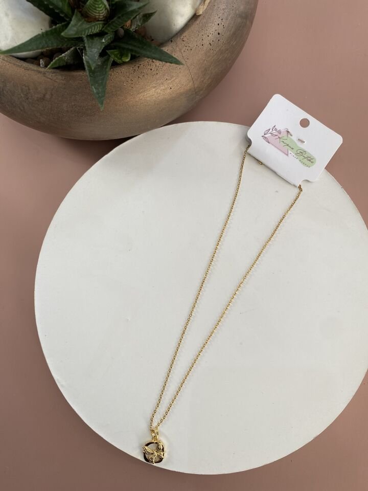 GOLD ÇELİK KOLYE 45+5 CM