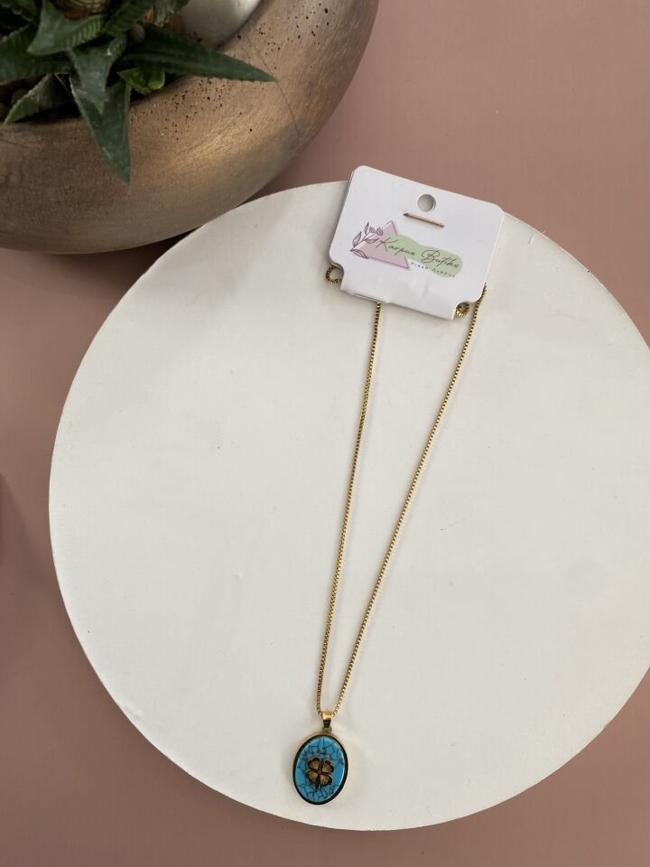 GOLD ÇELİK KOLYE 45+5 CM