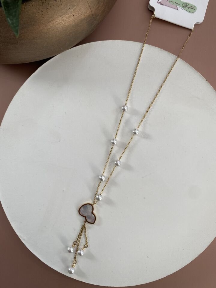 GOLD ÇELİK KOLYE 45+5 CM