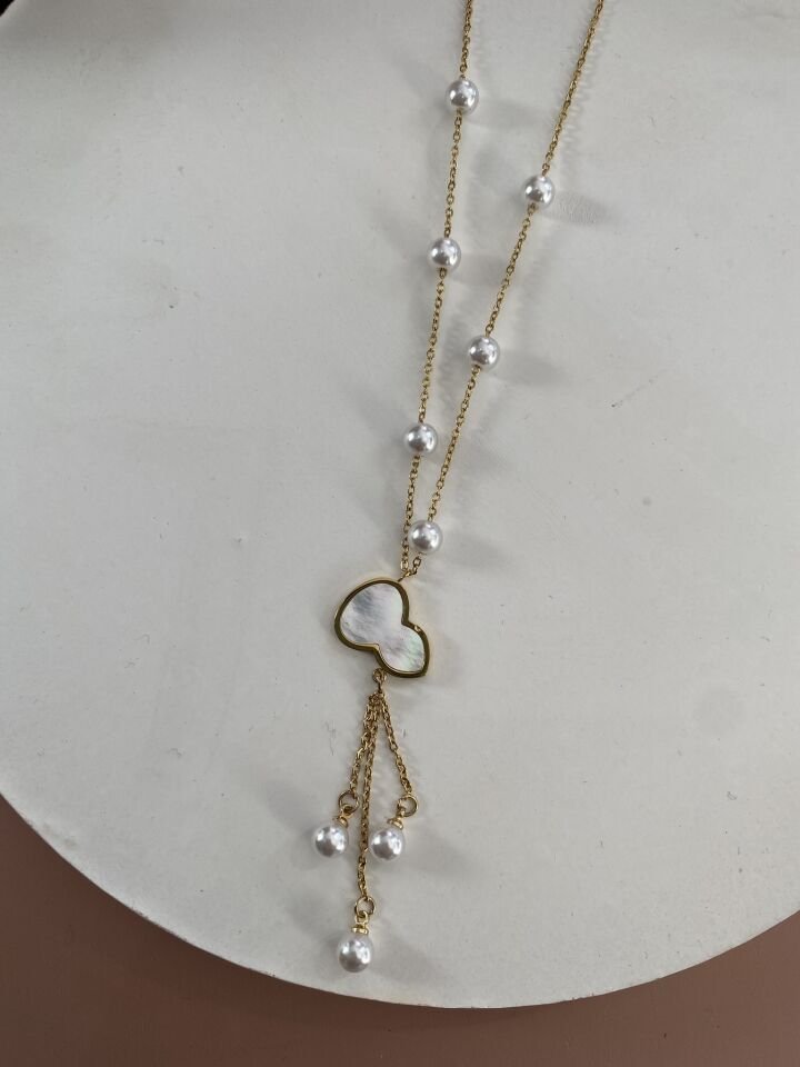 GOLD ÇELİK KOLYE 45+5 CM