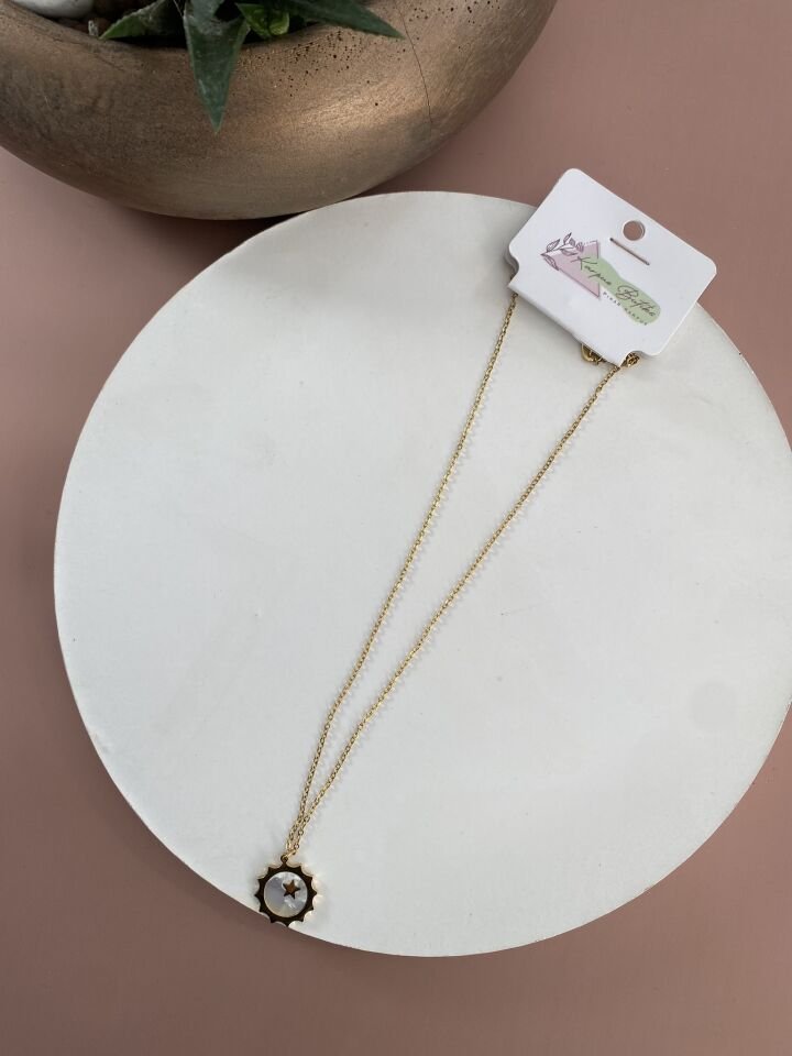 GOLD ÇELİK KOLYE 45+5 CM