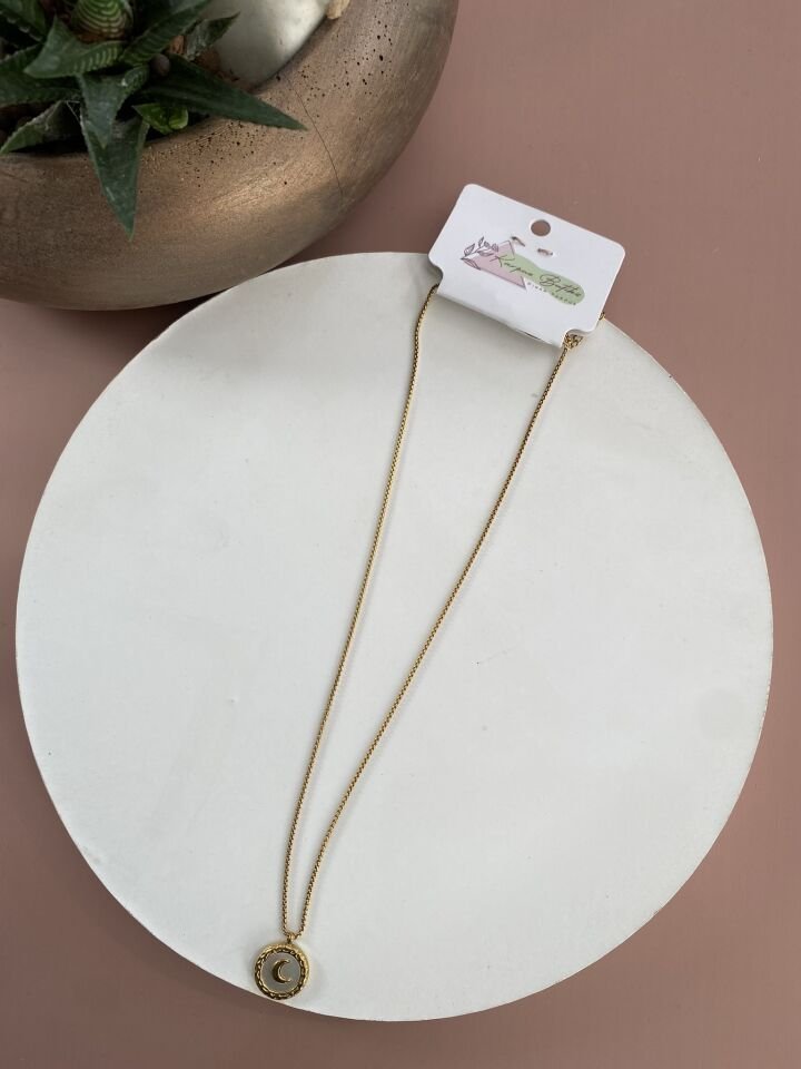 GOLD ÇELİK KOLYE 45+5 CM