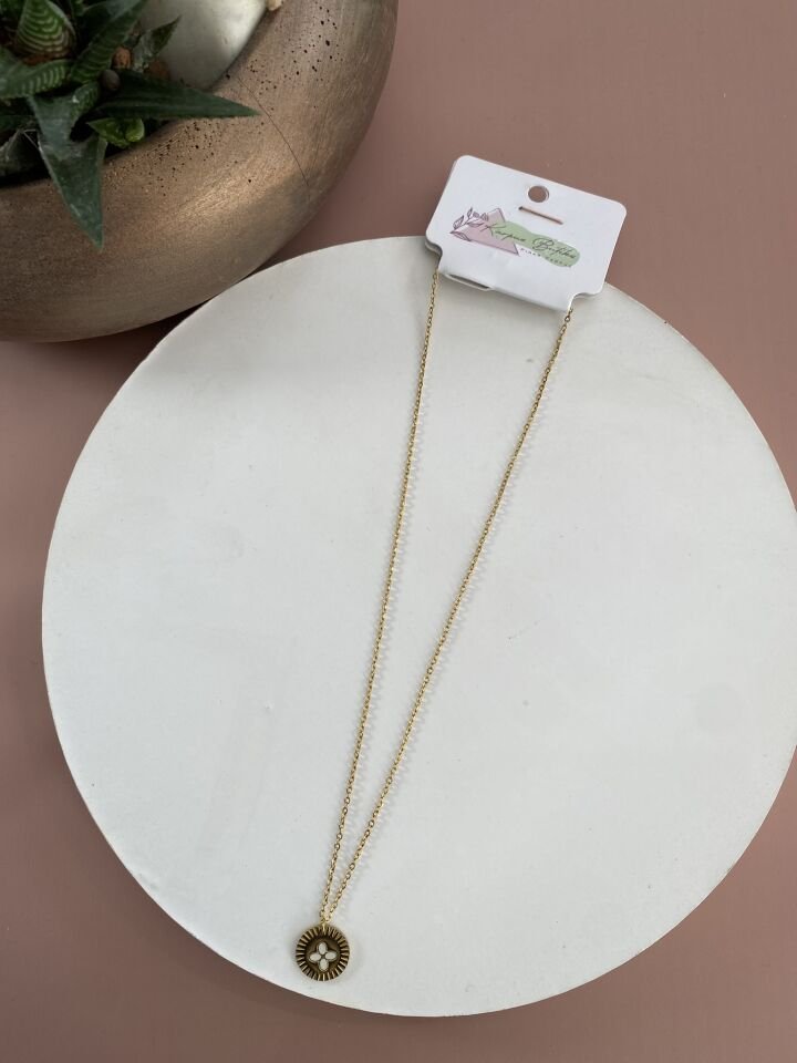 GOLD ÇELİK KOLYE 45+5 CM