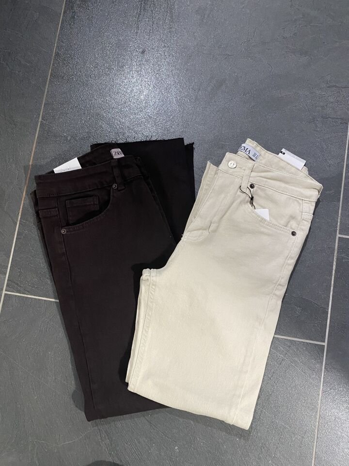 ZR MARKA MODEL KAHVE LİKRALI BOYFİT JEAN