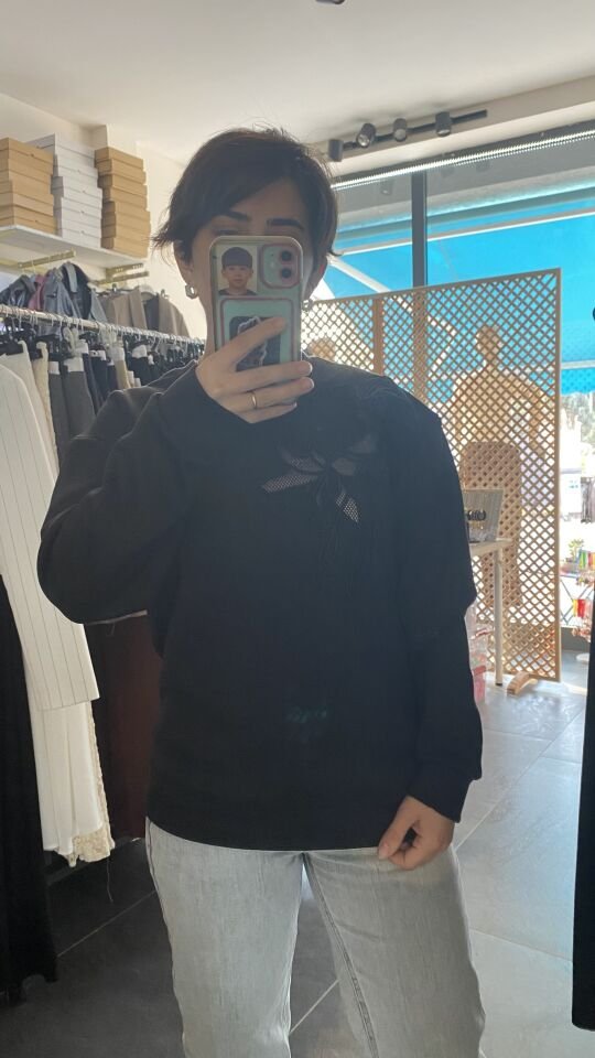 ORJ MARKA BYMN SİYAH SWEATSHİRT