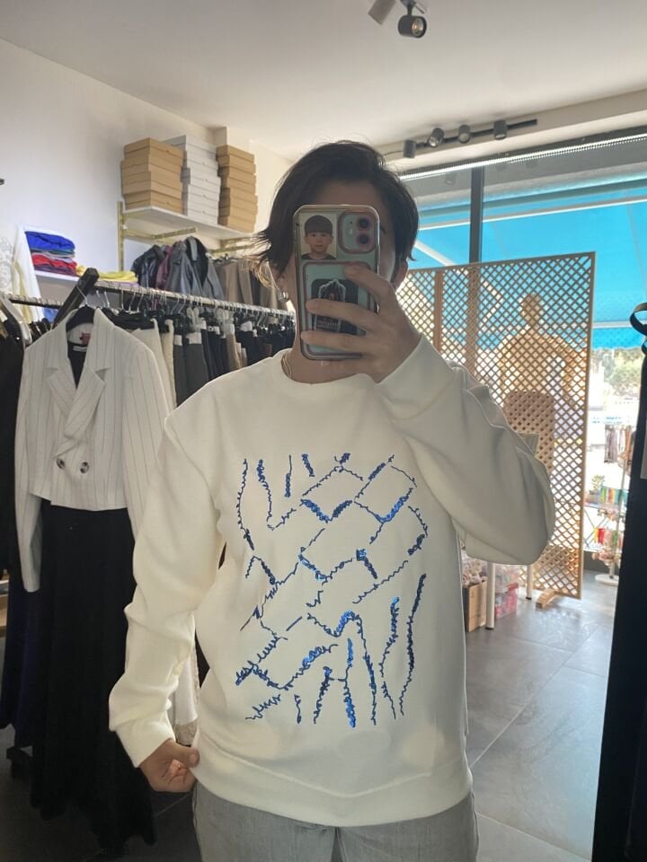 ORJ MARKA NTWRK BEYAZ SWEATSHİRT