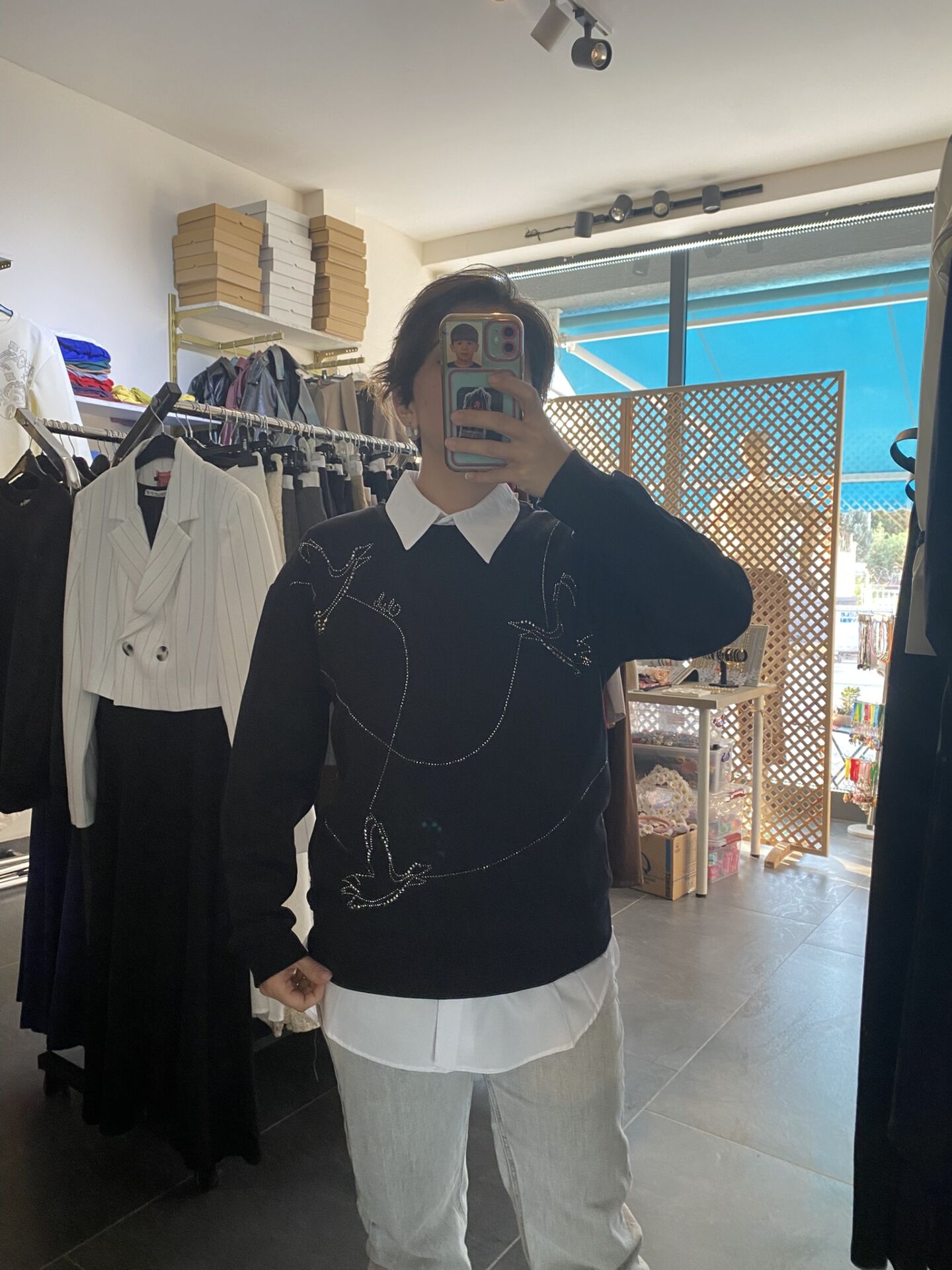 ORJ MARKA BYMN SİYAH SWEATSHİRT