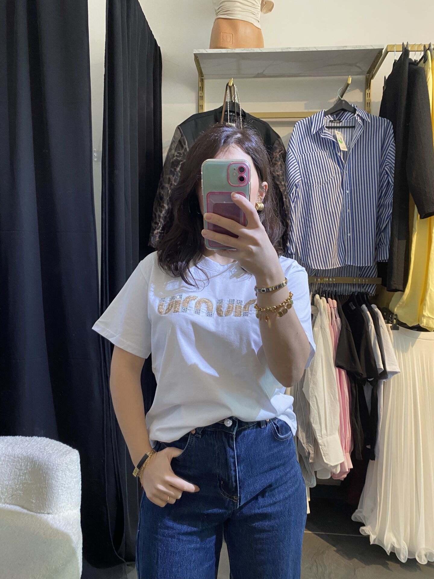 MİU MARKA MODEL BEYAZ TİŞÖRT