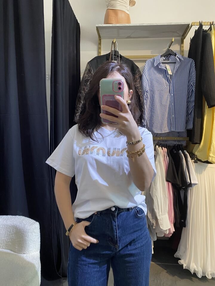 MİU MARKA MODEL BEYAZ TİŞÖRT